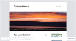Desktop Screenshot of profissaoviageiro.com