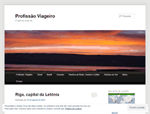 Tablet Screenshot of profissaoviageiro.com